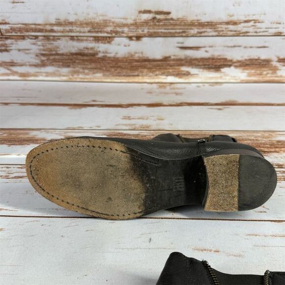 Frye Carly Chelsea Women's Black Leather Ankle Boots Size 8.5 - Picture 4 of 9